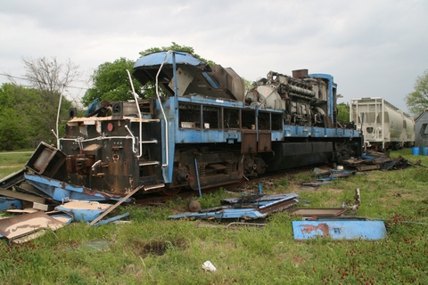 BLR 2788 being scrapped